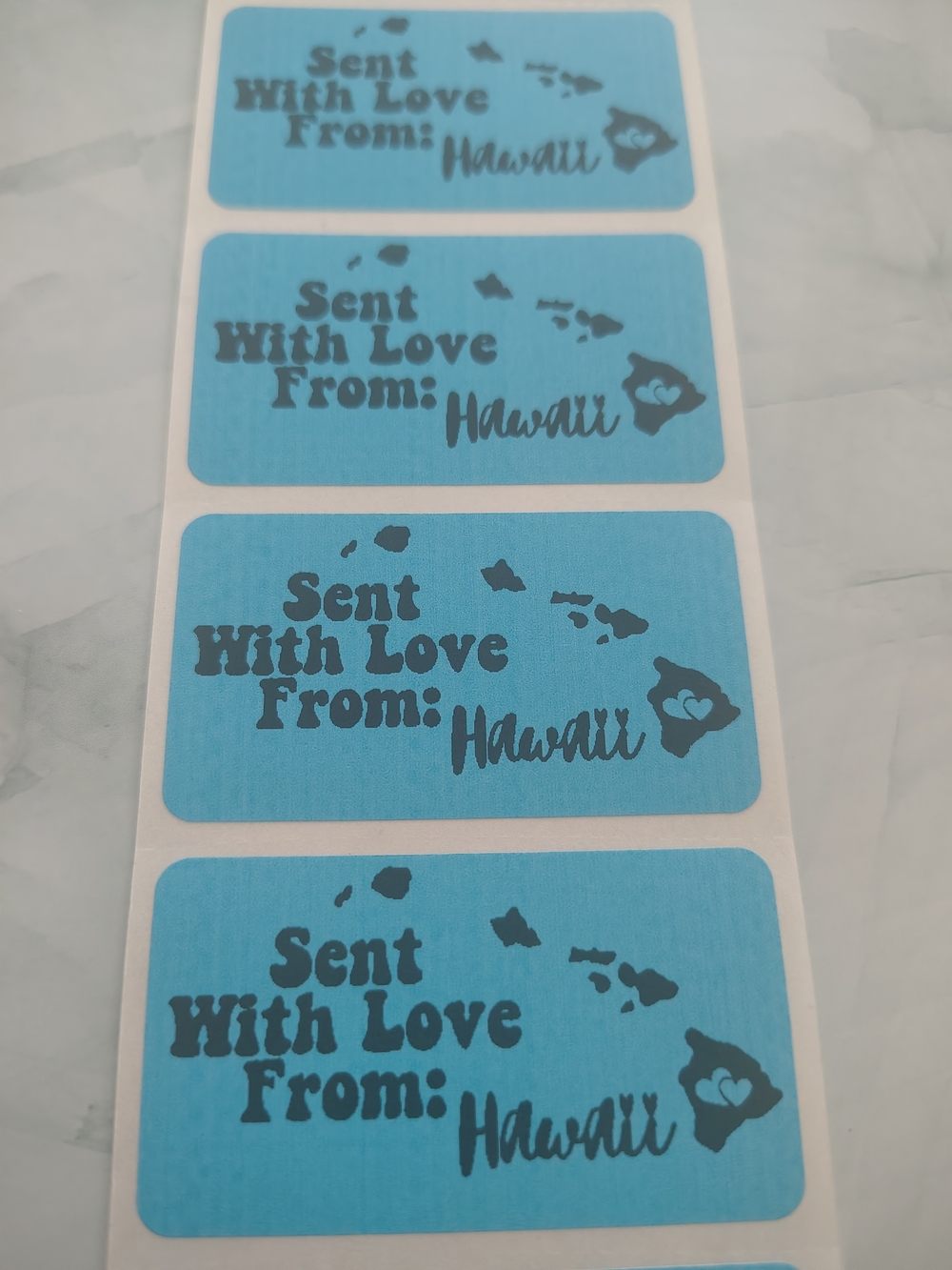 💙100 Hawaii- Shipping Labels Thermal Packaging Stickers 2.25"x1.25"💙